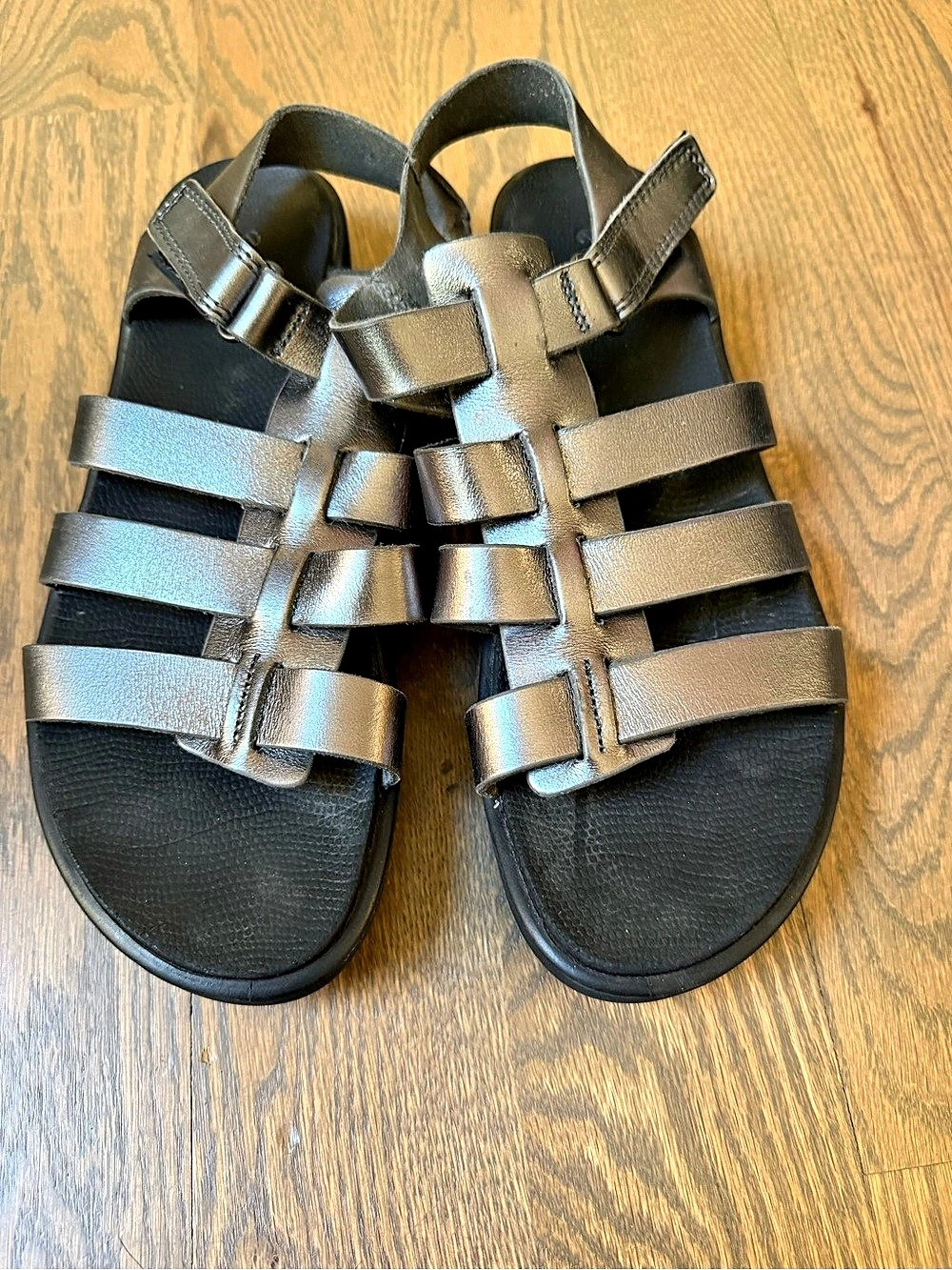 ECCO Flash T-Bar Sandal Strappy Sandals Pewter
